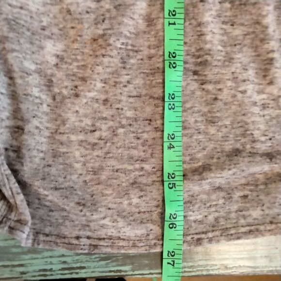 Wet Seal Open Front Cardigan Short Sleeves Back Lace Panel Size XS Tan - Picture 8 of 8